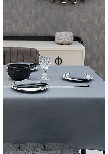 Dream Kumaş Peçete Modelleri Leke Tutmaz Kumaş Peçete Çeyiz Seti 6lı Paket Füme