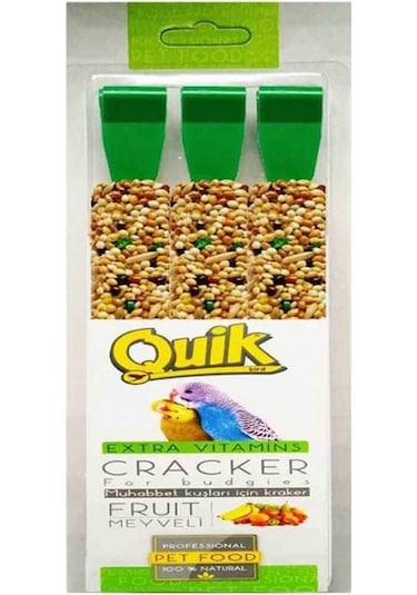 Quik Meyveli Kraker 3'lü