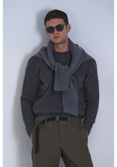 Lufian Terra Erkek Kazak Antrasit Antrasit 112090136100110 Antrasit