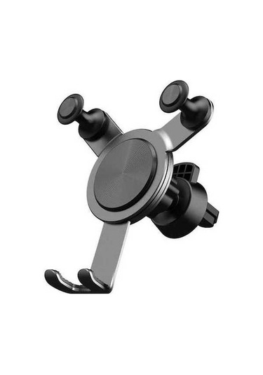 Pazly Tutucu Telefon Montaj İçin Araç İçi Hava Firar Dağı Alüminyum Alaşım Aksesuar - Ak -