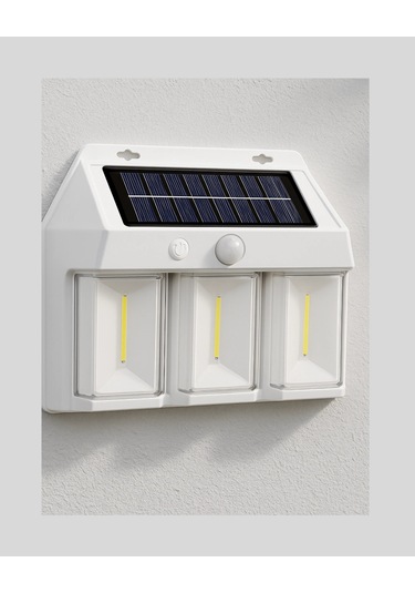 3 İn 1 Solar Duvar Lambası Ip65 Su Geçirmez, Hareket Sensörlü Çok Renkli