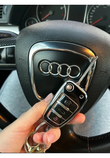 T-carbon Audi İçin Katlanmış Anahtar Silikon Kılıfı 241774082
