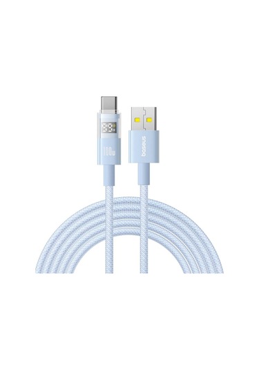 Baseus Display Cbtx00w Usb-a - Type-c Hızlı Şarj Kablosu, Uzunluk:2m Cbtx
