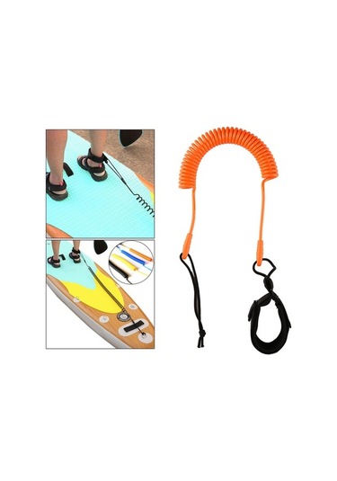 Flybuy Turuncu Tasma Tahtası Sörf Sörf Sarmal Paddleboard İpi Bileği Bacak Ayakta Ayak Af