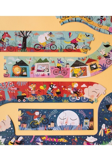 Londji My Bike Puzzle Canlı Renkler