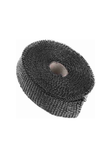 Xiyyadms 5m Uzunlukta Siyah Cam Elmas Izolasyon Bezi - Motosiklet Ve Araç Egzos Boruları İçin Yüksek Sicaklık Dayanıklı Isı Engelleyici