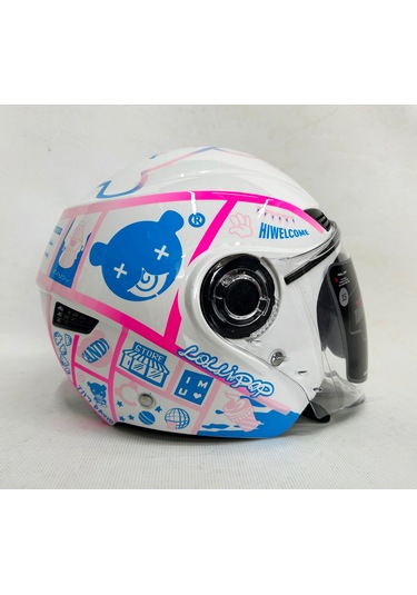 Gdr Yarım Kask Of-627 Şefaf Vizörlü