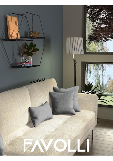 Br Favolli Kadife Dokulu Metalik Gümüş Kırlent Kılıfı Dream Serisi Punch Için Uygun Gizli Fermuar Metalik Gümüş