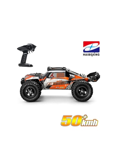 Haıboxıng Rc 1/12 901 Firebolt 50+ Km/h Sürat 4x4 Uzaktan Kumandalı Rc Model Araba Rtr Elektrikli 4wd Offroad Truck Turuncu