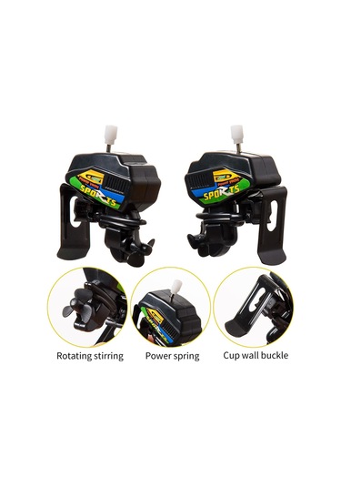 Tekne Motoru Kahve Karıştırıcısı, Kahve Yapmak İçin İyice Karıştırın Siyah