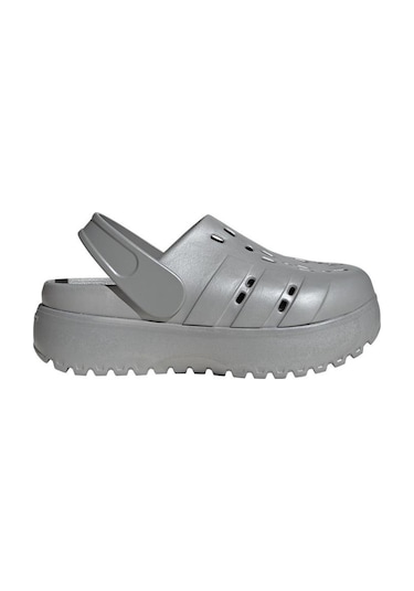 Adidas Kadın Gümüş Terlik Adılette Clog Platform Jq9879 Gümüş