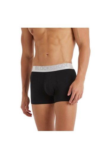 Erkek Modal Elastan Boxer Silver 9302 - Siyah Siyah