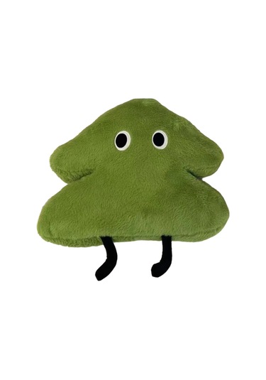 Suntek Yılbaşı Ağacı Yastık Karikatür Hediyesi Yeşil Yeşil