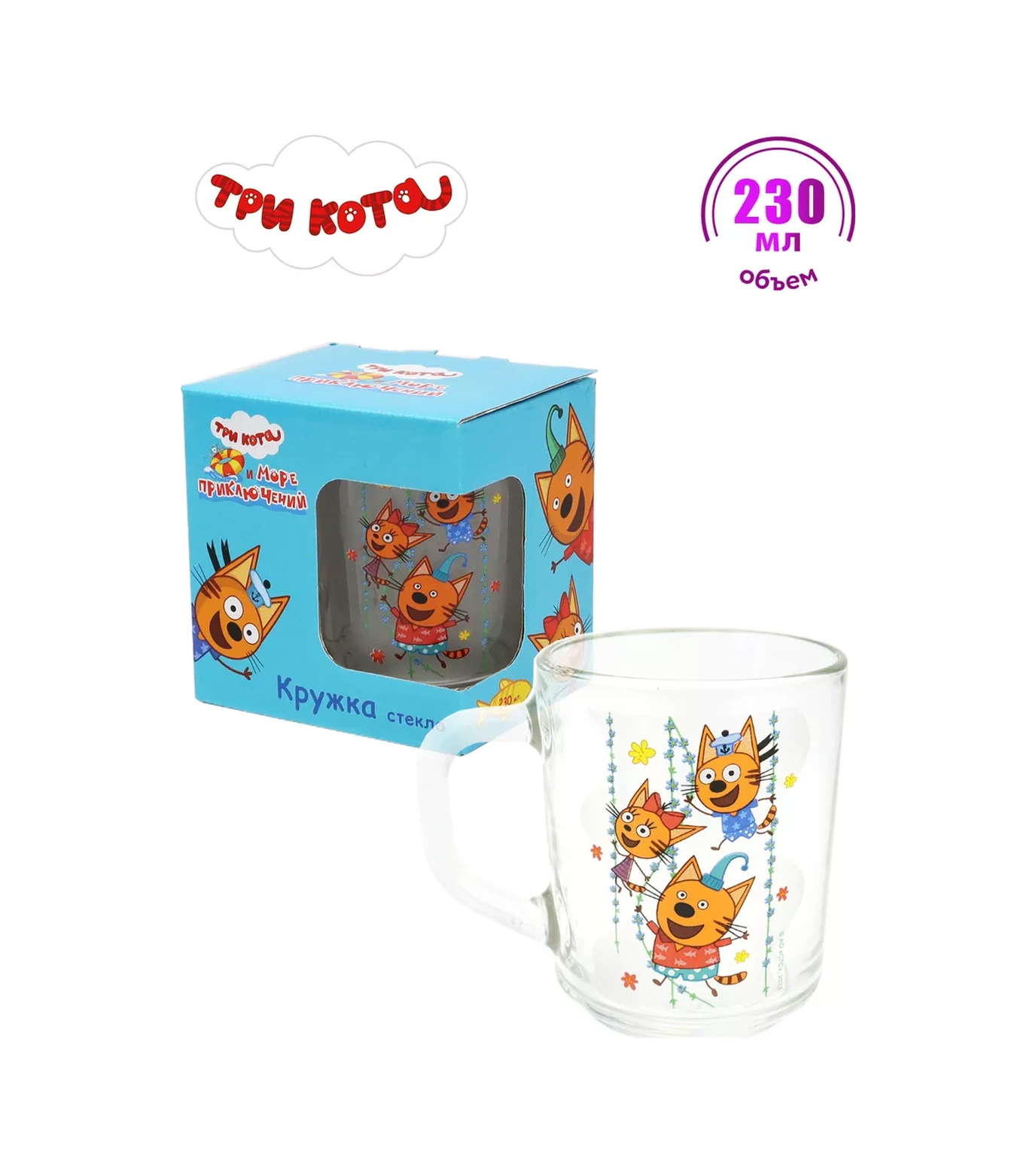 Nd Plej Fincan "üç Kedi" Karamel Korjık Çiçekler 230 Ml, Cam 182653057 Gri