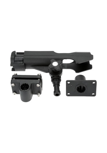 Lemestar Kano İçin Döner Kuruş Tutucu - Dayanıklı Polipropilen Malzeme, İki Tip Montaj, 4.2cm Çap, Siyah Renk