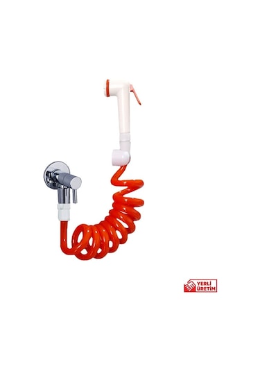 Plasyay Spiral Taharet Matik Hortum Seti 350 CM Turuncu