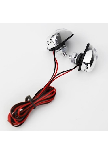 Kırmızı 1 Çift Otomatik Ön Cam Ön Cam Led Işık Püskürtme Jet Nozulu Silecek Yıkama Lambası