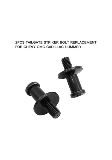 Neevoyu Cadillac Escalade, Chevrolet Silverado, Gmc Sierra, Hummer H2/h3 İçin Metal Arka Kapı Çivisi Siyah, 2 Adet - 1999-2014 Uyumlu