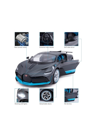 Lgq 1:14 Uzaktan Kumandalı Araba Bugatti Divo Man Kapı Açılan