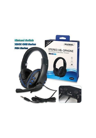 Dobe Ps4 Kablolu Kulaklık Ps4 X-One N-Switch Serisi
