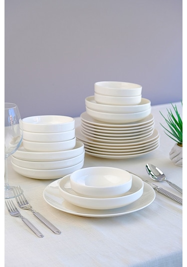 Tabak Evi Porselen Sofia Yemek Takımı 24 Parça 6 Kişilik