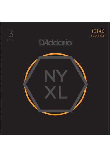 D'addario Nyxl1046-3P Regular Light Nyxl Nickel Wound Multi-Pack