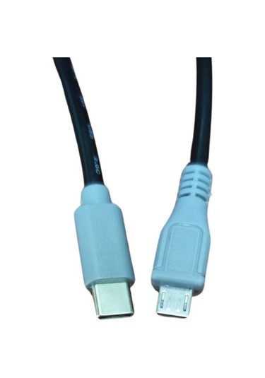 Pmr 1 Metre Micro Usb To Type C- Type C To Micro Usb Kablo