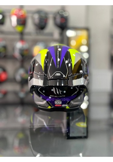 Mt Thunder 4 Sv Valıant B2 Kapalı Kask Şeffaf Vizör Mor