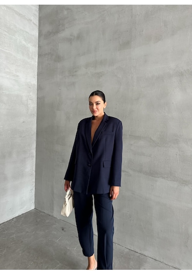 Lacivert Washington Blazer Ceket Lacivert