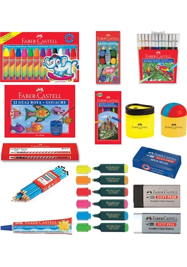 Faber Castell Faber Castell Ekonomik Okul Seti 19 Parça O S