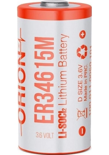 Orion Er34615 M 13000mah 3.6v Lityum Pil