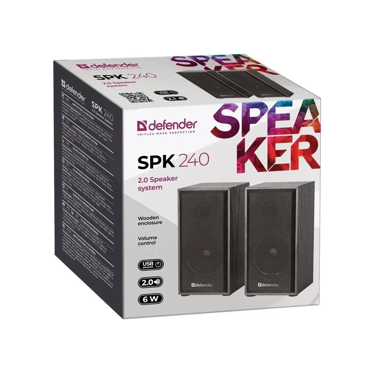 Defender Bilgisayar Hoparlörleri 6w Güç Usb Spk 240 5544511