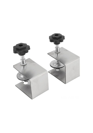 Geeksen Stainless Steel G-clamp For Drawer Panels: Non-slip, Scratch-resistant, Secure Installation 152g, Bow-type Diğer