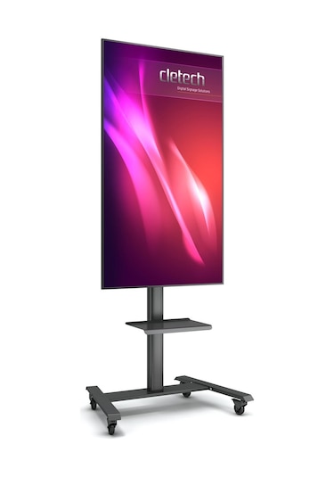 Cletech Raflı Modüler LCD Tv / Monitör Sehpası 43” – 75”
