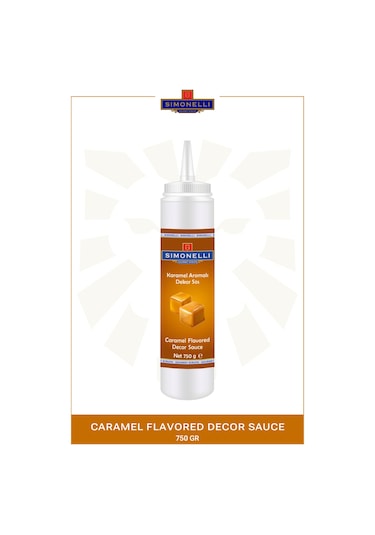 Simonelli Karamel Aromalı Dekor Sos 750 G