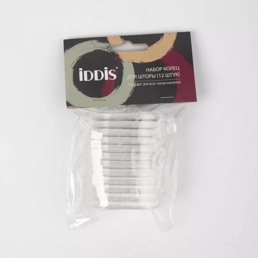 Iddıs Banyo Perdeleri İçin Halkalar, 12 Adet 12677076 Beyaz