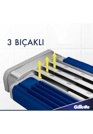 Gillette Blue3 Slalom Kullan At Tıraş Bıçağı 6+2 Adet