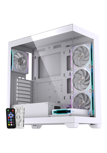 Gameline Elıte 5x Rgb Fan Kumandalı Usb 3.0 Atx Gaming Bilgisayar Kasası Beyaz