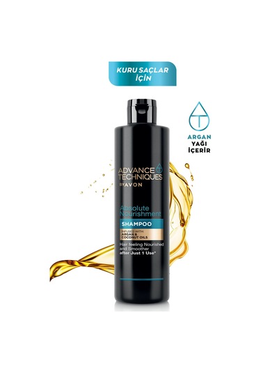 Avon Advance Techniques Argan Yağı İçeren Besleyici Saç Bakım Seti