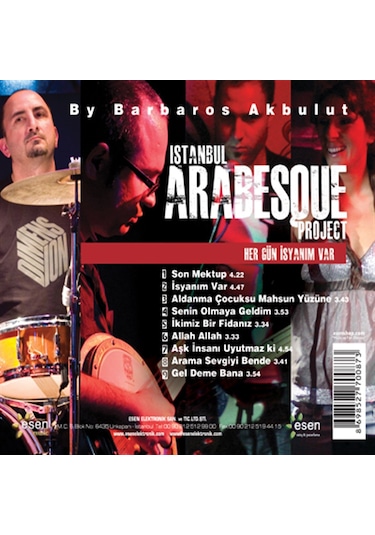 İstanbul Arabesque Project - Her Gün İsyanım Var ( Cd)