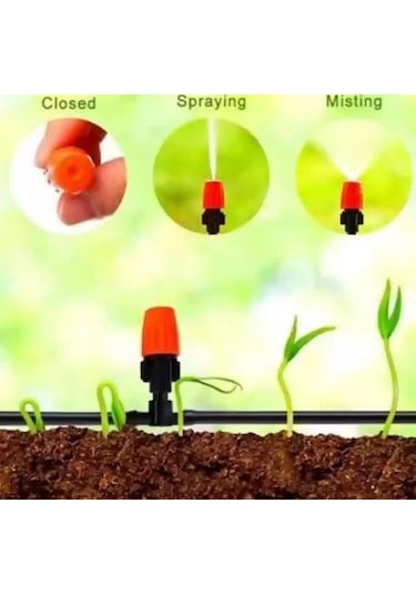 Zhltools 15 Metre Bağ Bahçe Damla Sulama Borusu Sulama Hortumu Seti