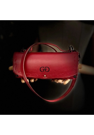 Hakiki Deri, El Yapımı Bayan Çanta, Bayan Cüzdan Larissa V13 Ekru