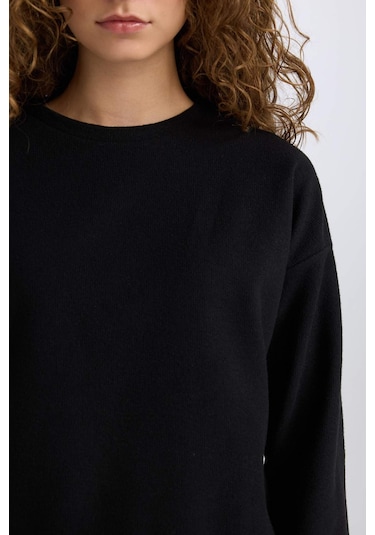 DeFacto 2'li Takım Basic Düz Bisiklet Yaka Üst Esnek Belli Uzun Alt E3841AXNSBK81 DeFacto 2'li Takım Basic Düz Bisiklet Yaka Üst Esnek Belli Uzun Alt E3841AXNSBK81