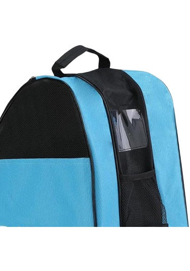 Suntek Paten Çantası Taşıma Büyük Kapasiteli Yetişkinler Mavi