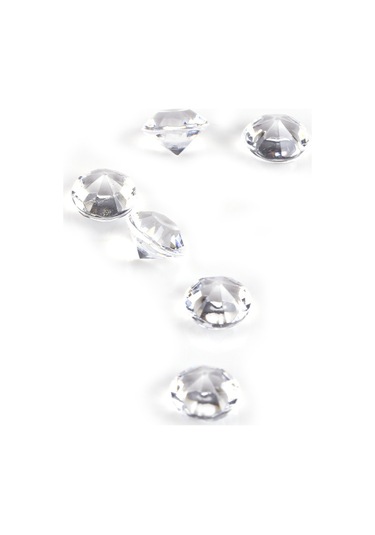 Springsun 500 Adet 10mm Şeffaf Akrilik Taş, Parlak Dekorasyon Ve El Yapımı Sanat Projeleri İçin Dıy Taşları