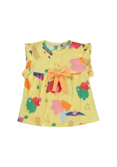 Tuffy Kids Tuffy Kız Bebek Takım 6-18 Ay Sarı Sari