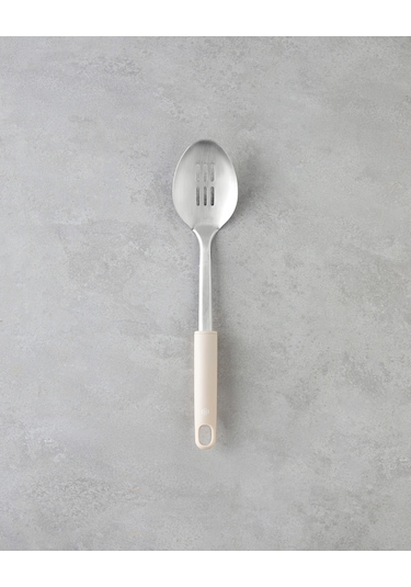 English Home Maisy Paslanmaz Çelik Izgara Kaşık Servis Gereci 32 Cm Krem Krem