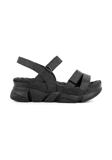 Muya Olimba 34201-001 Anatomik Taban Kadın Sandalet Siyah 36-40 001