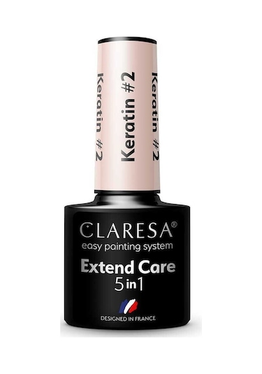 Claresa Keratin 5in1 Renkli Base Coat Nude Pembe Serisi 02 - 5g
