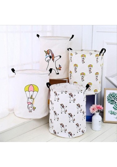 Pazly Unicorn Suntek Sepeti Oyuncak Magideal Depolama Tq Beyaz